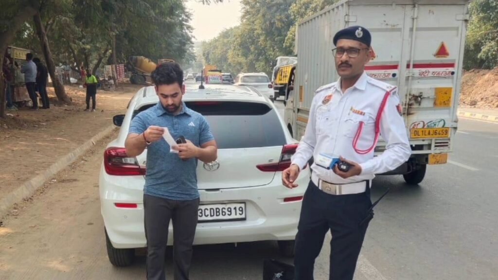 gurugram traffic police 1