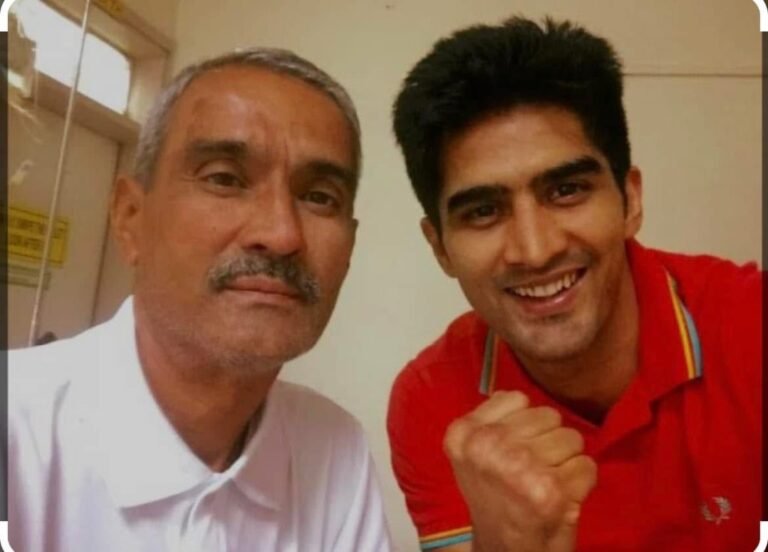 Boxer Vijender Singh_father_Mahipal Singh_1
