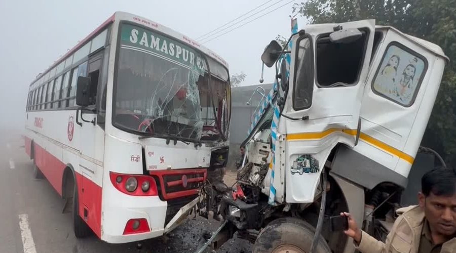 chharkhi dadri accident bus truk