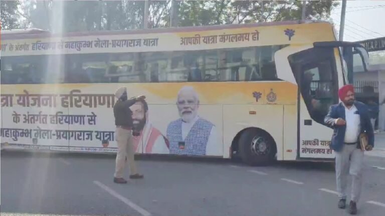 Indians deport from america in volvo bus