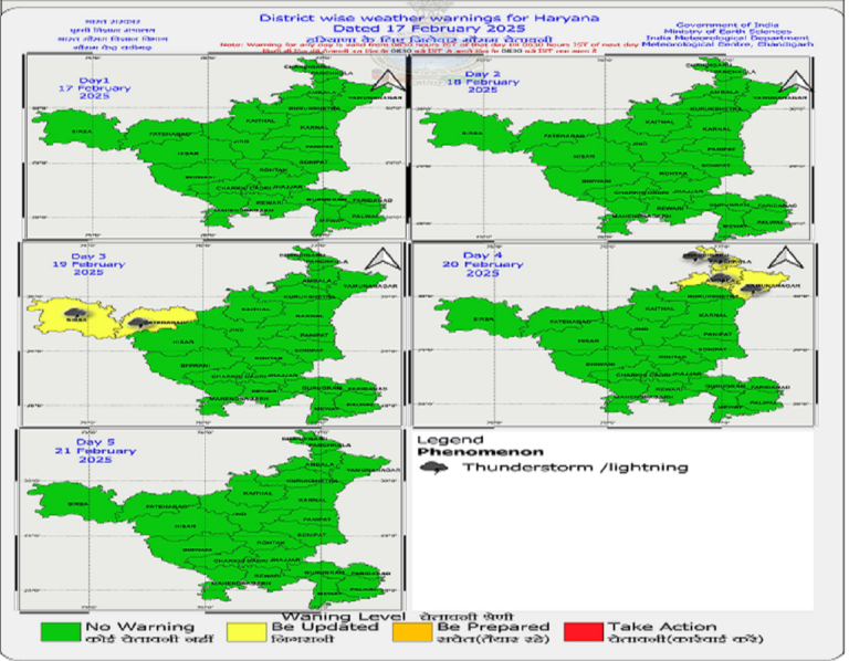 haryana weather update