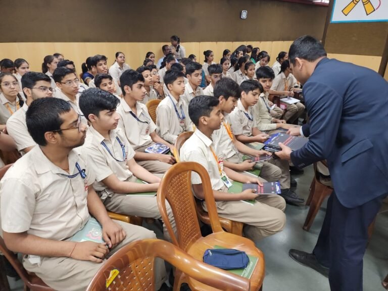 Cyberawareness toolkits being distribted to the students