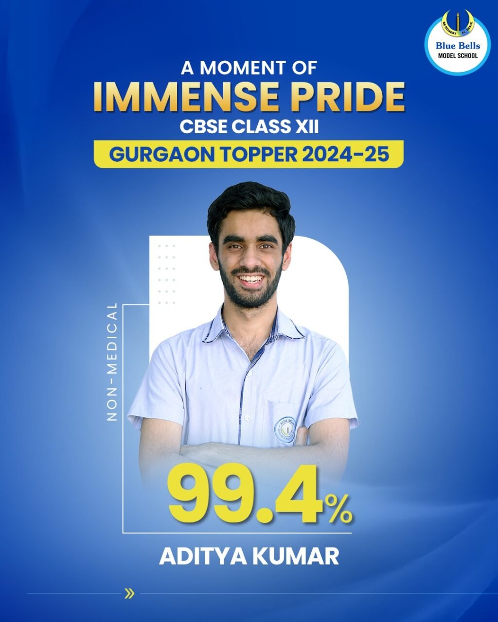 BBPS CBSE Boards Gurugram Topper 14 May 2025