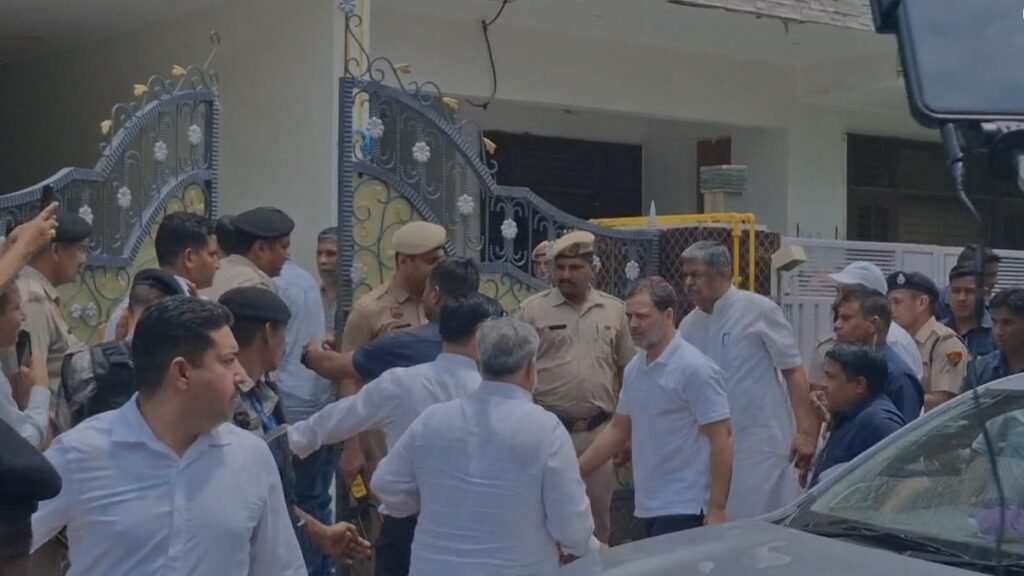 rahul gandhi Navy officer Lt Vinay Narwal vinay narwal house karnal 1