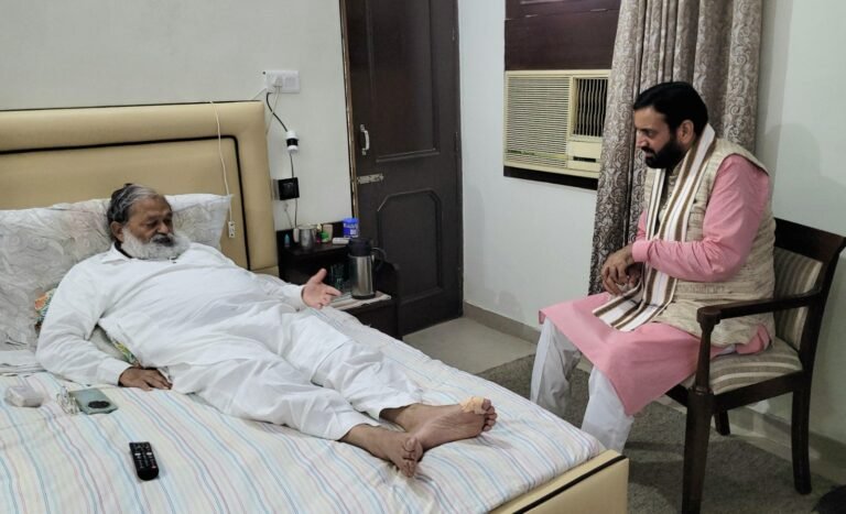 Anil Vij & Nayab Singh Saini 21 June 2025