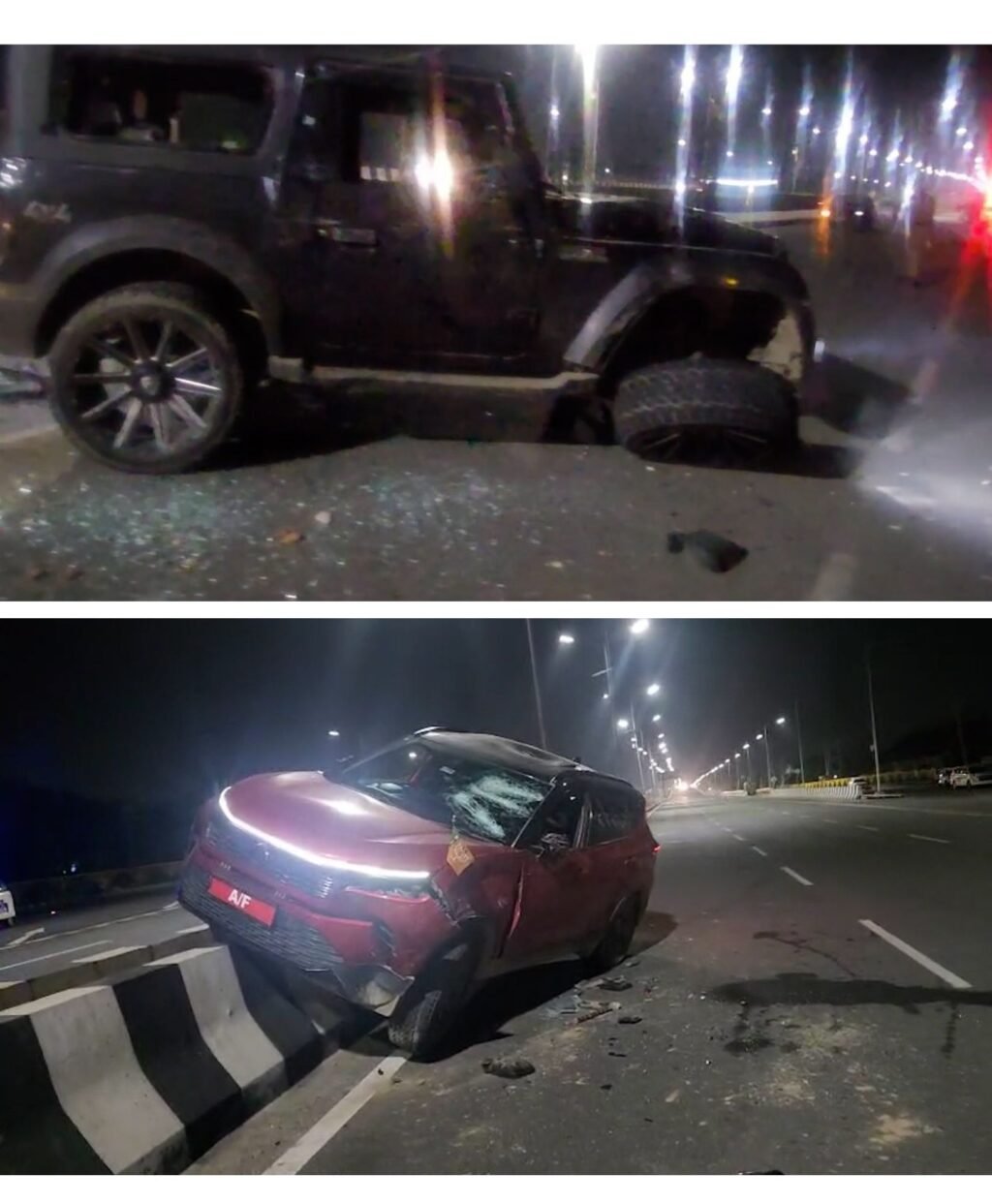 Car Collision Accident Faridabad Ajay Verma 8 August 2025
