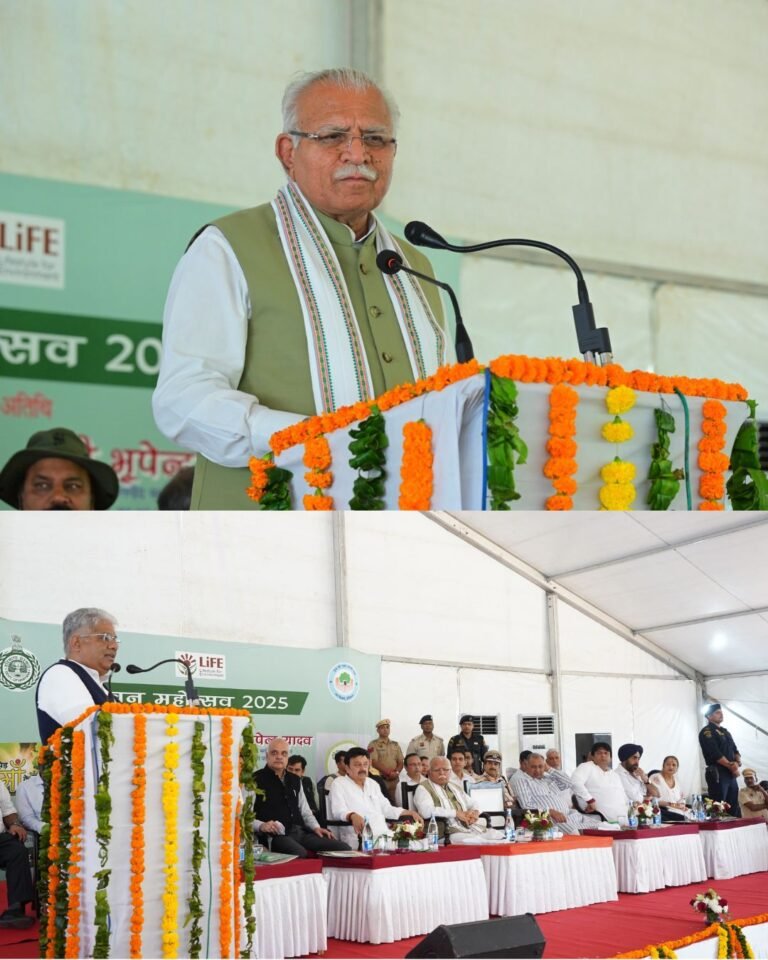 Manohar Lal Khattar & Bhupender Yadav