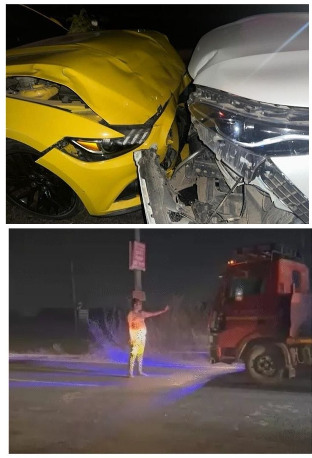 half naked man rams car of bride and groom 2 dec 2025