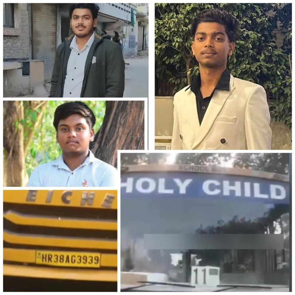 Faridabad School Bus Accident 2026