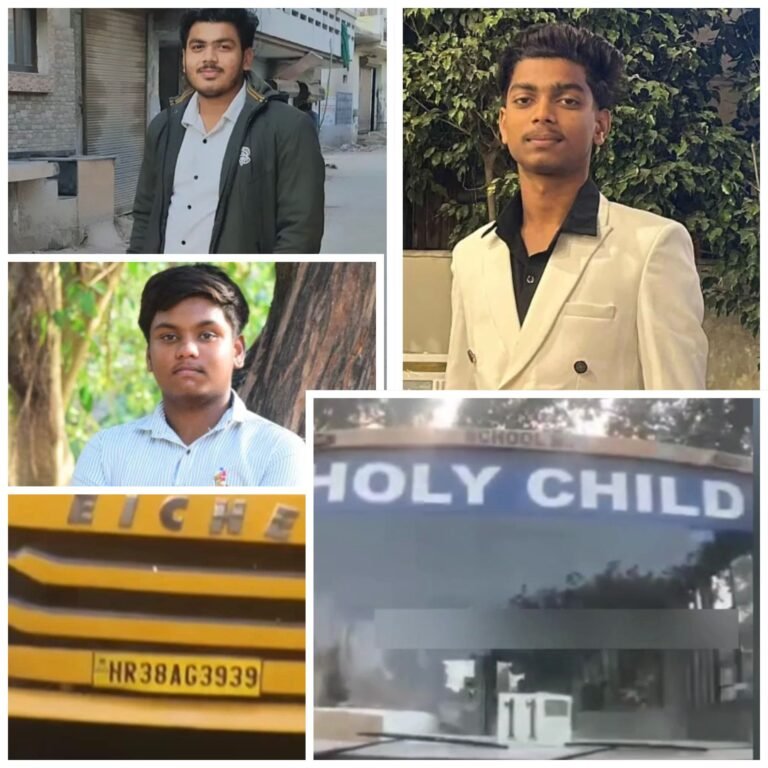 Faridabad School Bus Accident 2026